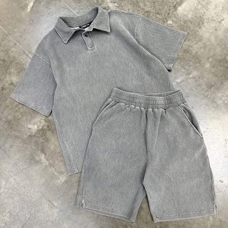 Custom polo shirt and shorts Set